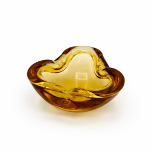 AMBER ASHTRAY