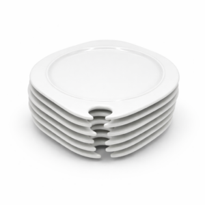 ROUND WHITE PLATES