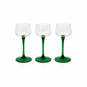 GREEN WINE GLASSES